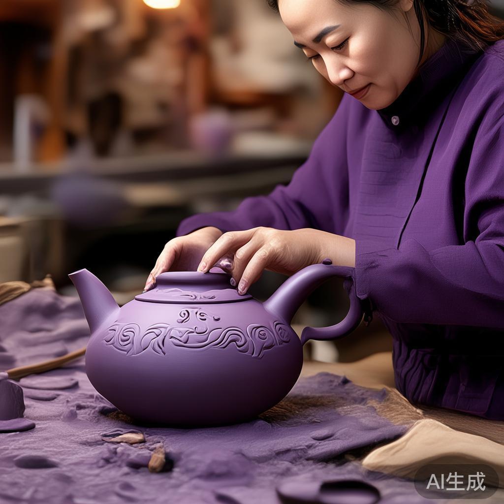 宜兴美女紫砂壶，秀的是器还是人？