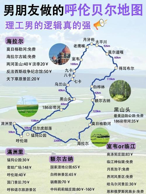 成都到呼伦贝尔自驾游最佳路线