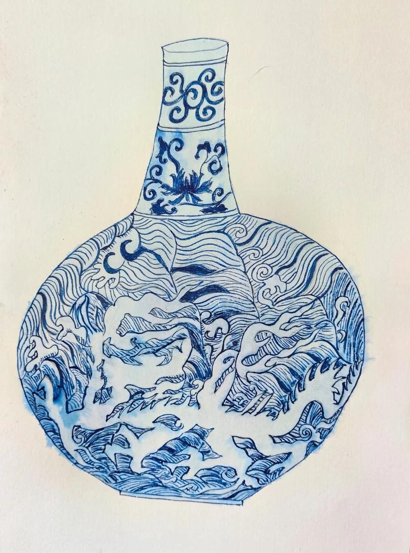 如何鉴别瓷器是否手绘