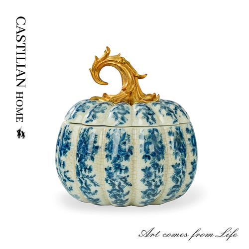 青花南瓜西瓜瓷器图片