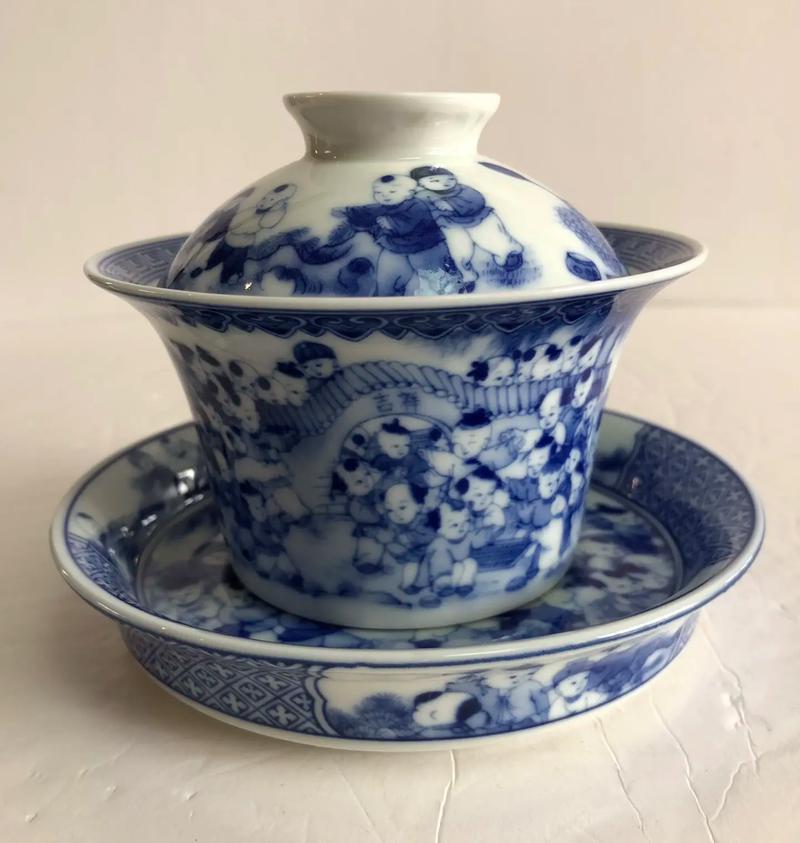 清朝瓷器茶盏真品图片