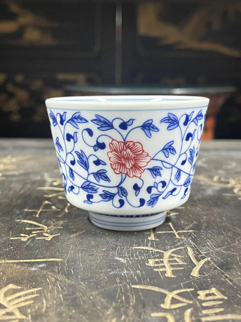 清朝瓷器茶盏真品图片