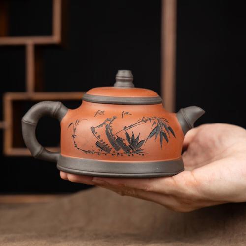 紫砂壶 壶底 白色粉