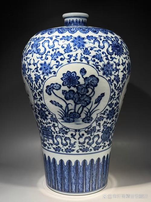 雍正青花官窑瓷器图片