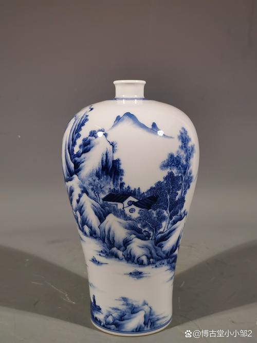 雍正青花官窑瓷器图片