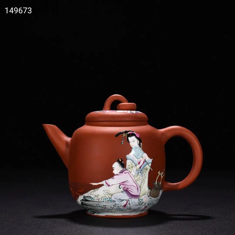 粉彩紫砂壶 起始年代