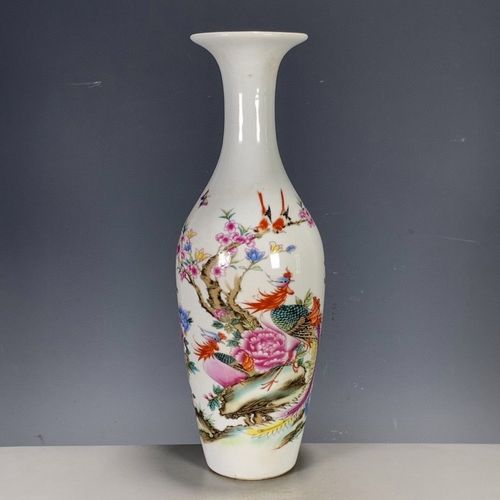 花鸟瓷器花瓶古董图片