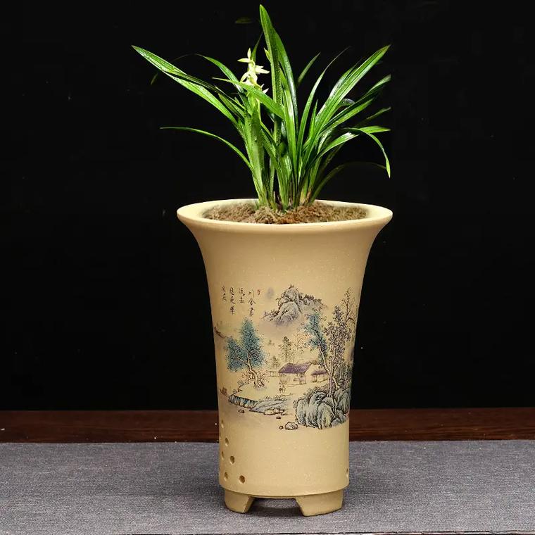 紫砂之苑紫砂壶兰花盆