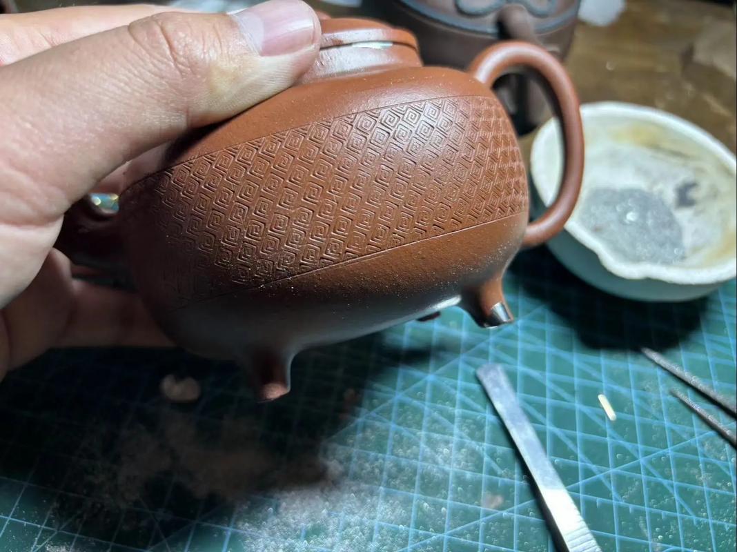 泥浆 修补紫砂壶行吗