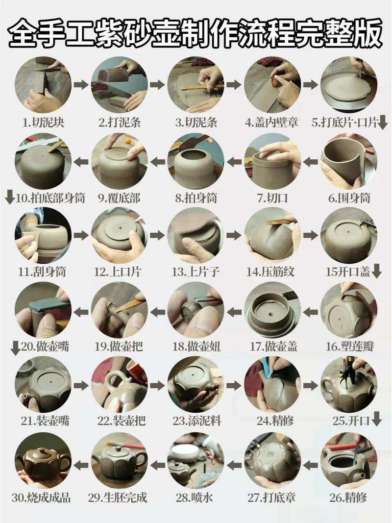 紫砂壶手工制作diy