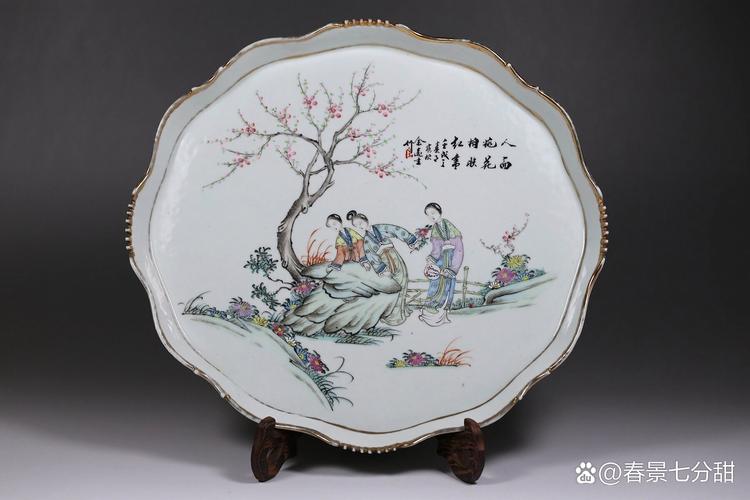 江 瓷器 南方 桃花