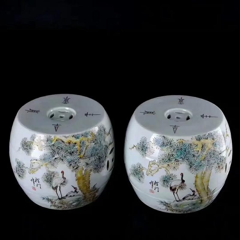 程门浅降彩瓷器的鉴别