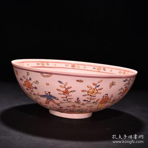 大明成化粉红色胎瓷器