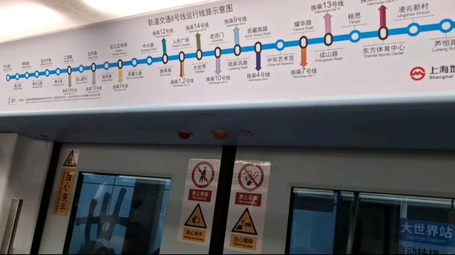 8号线地铁线路图 上海