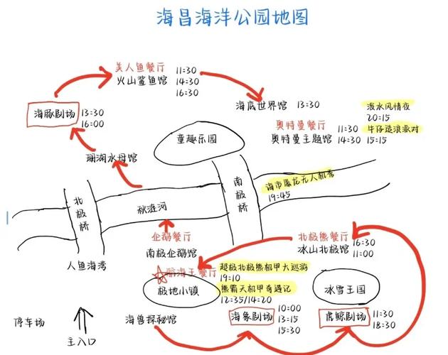成都海昌极地海洋公园地图