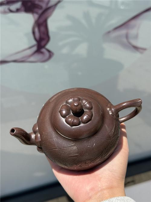 尹红娣落叶归根紫砂壶