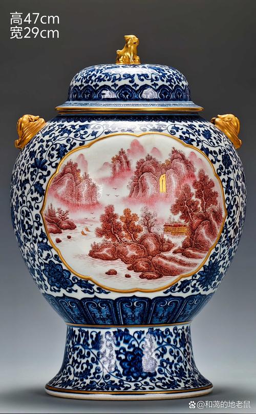 大清乾隆年制青花瓷器