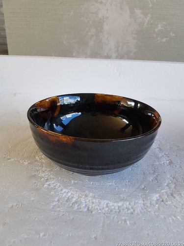 清朝民窑全黑普通瓷器