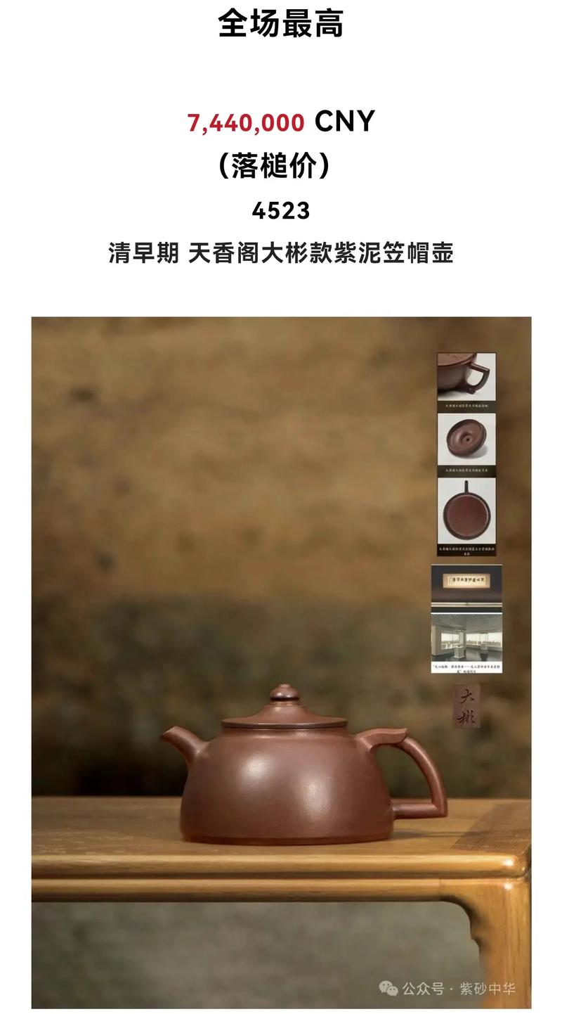 老紫砂壶拍卖价格行情