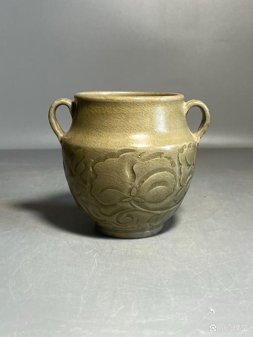 唐代耀州窑瓷器罐图片