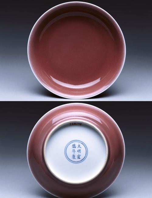 明代季红瓷器釉色后吗