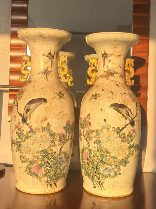 民国民窖刻花瓷器图片