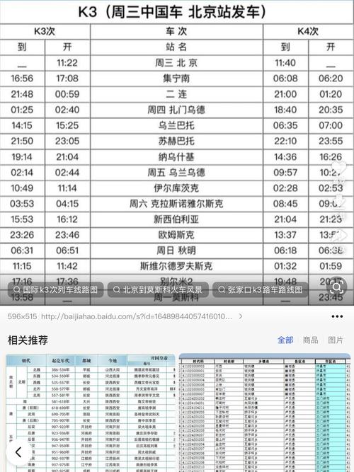 北京到哈尔滨火车时刻表