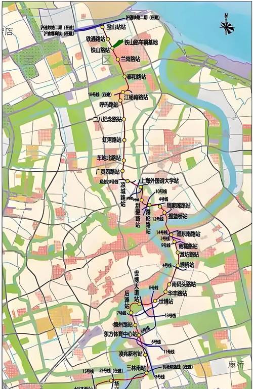 上海11号线地铁线路图