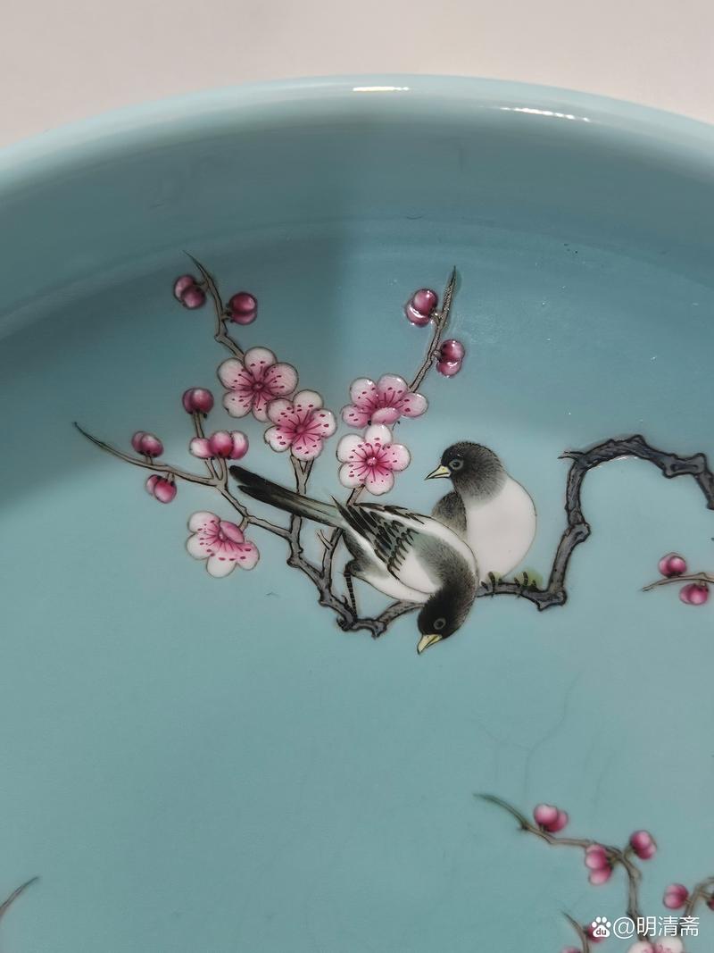 宋代瓷器上的喜鹊登梅