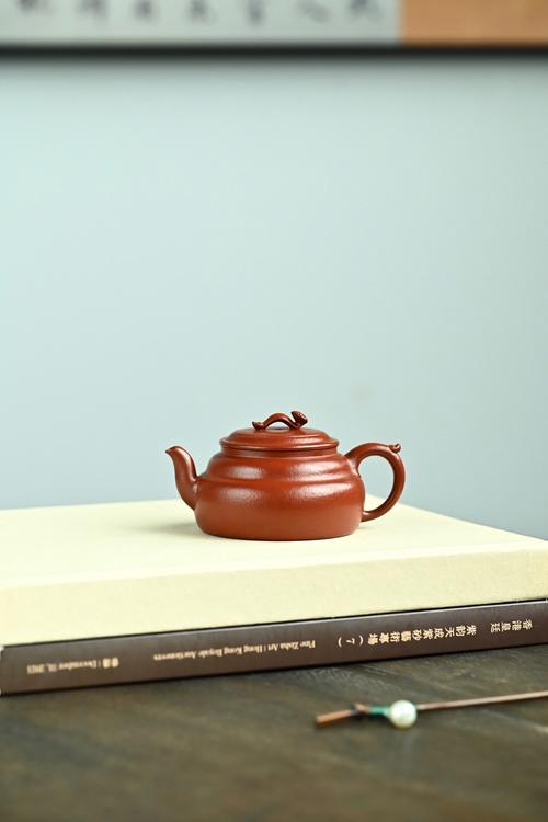 钱亚明花开富贵紫砂壶