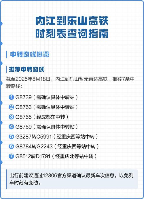 乐山到成都高铁时刻表查询