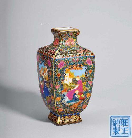 博物馆雍正珐琅彩瓷器