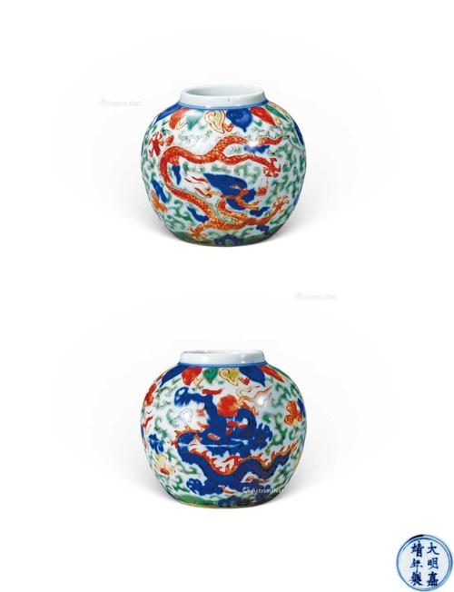 明代嘉靖五彩瓷器图片