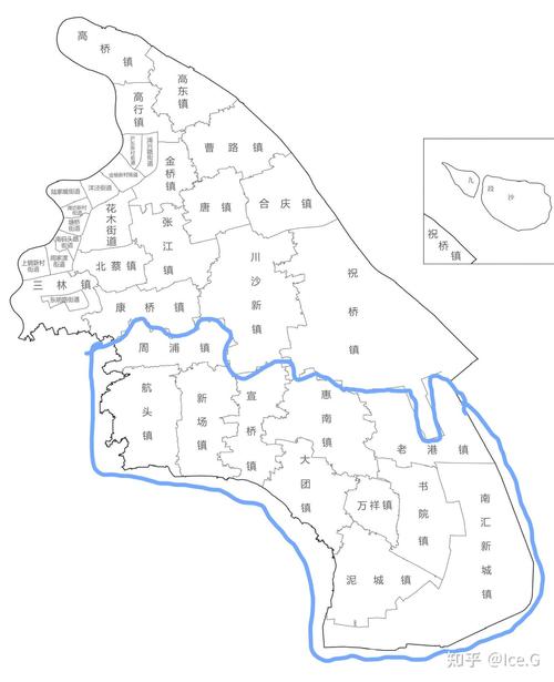 上海浦东新区地图全图