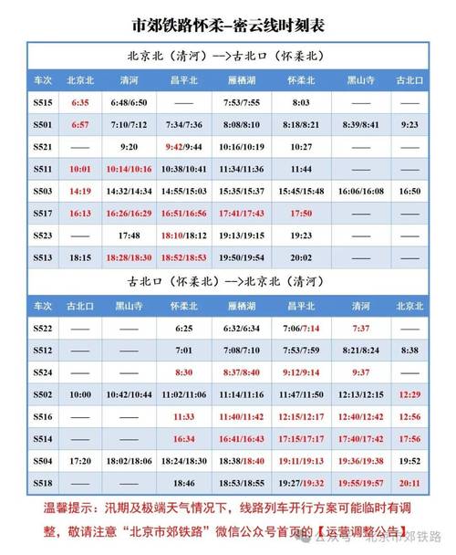 北京到宣化汽车时刻表