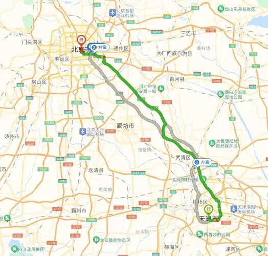 北京到天津开车怎么走