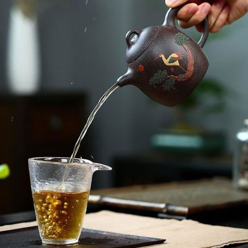 黑金砂紫砂壶泡什么茶