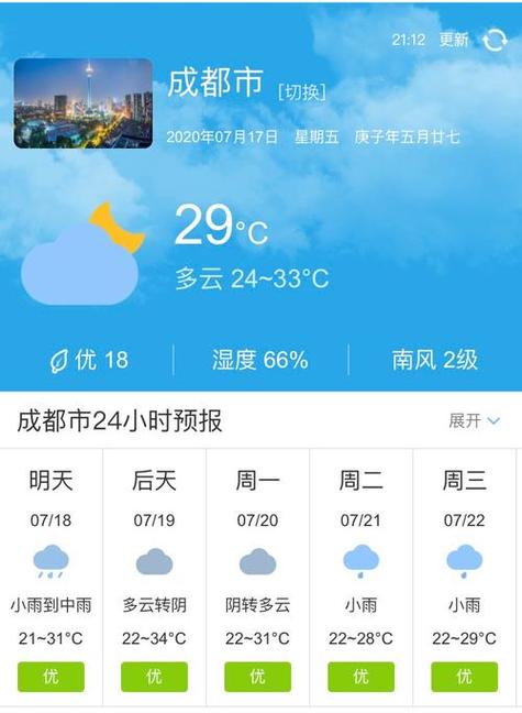 成都天气预报30天准确