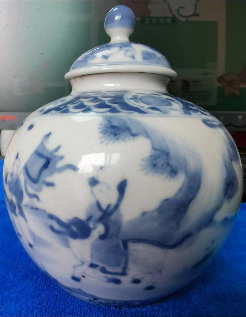 康熙年间青花瓷器落款