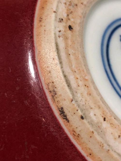 宣德红釉瓷器出土残片