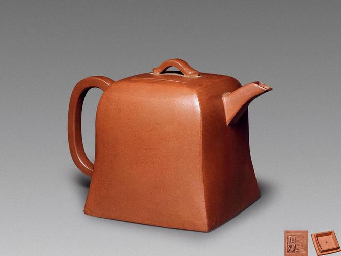 清代刻少山紫砂壶图片