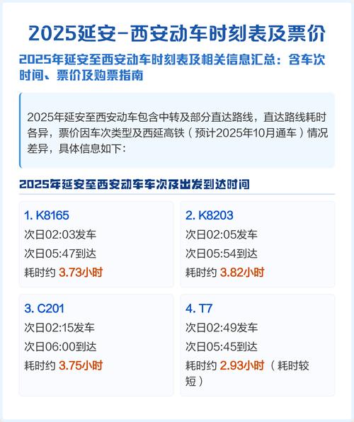 延安到北京火车时刻表