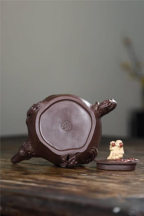 紫砂壶菊英印图片大全