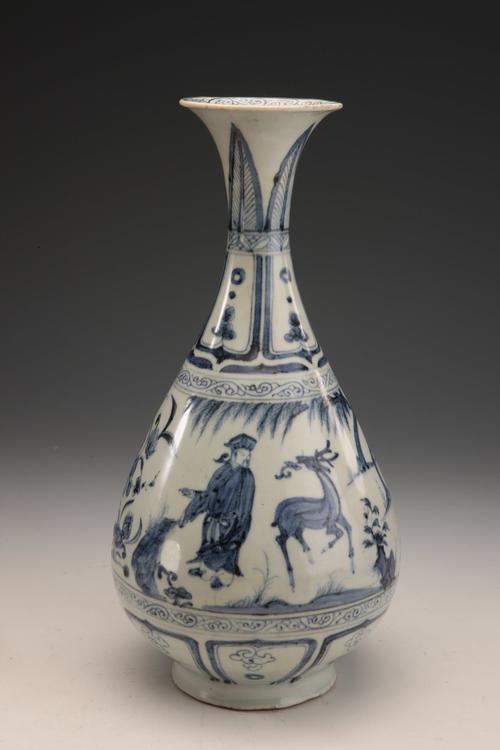 元代瓷器玉壶春瓶图片