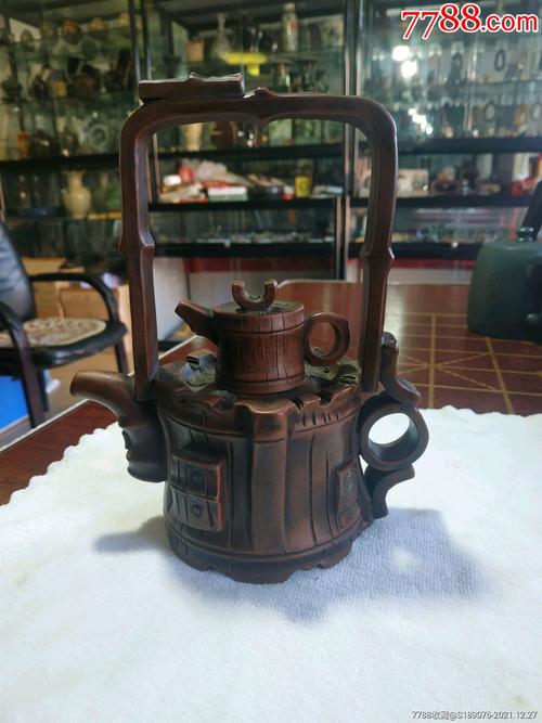 徐友泉石瓢紫砂壶图片