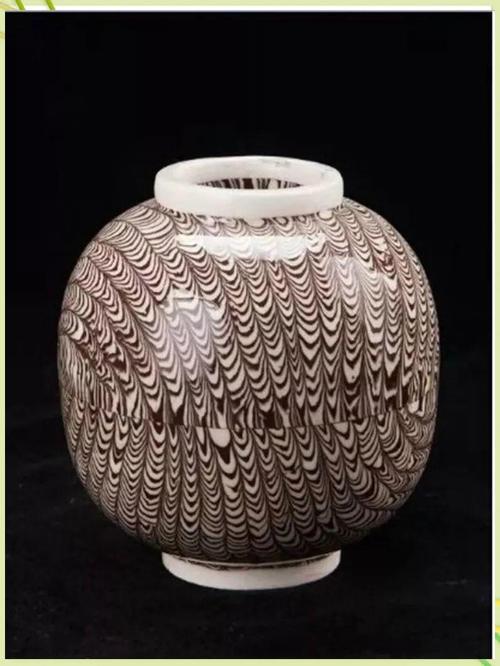 现代绞胎瓷器图片欣赏