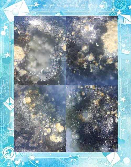 明代青花瓷器气泡图片