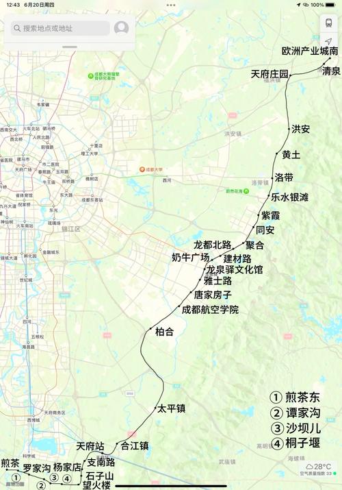 成都五号线地铁线路图